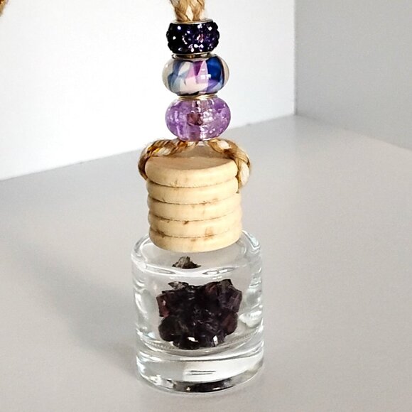 CAR Closet Air Freshener Refillable Fragrance Oil Hanging Bottle Dark Purple - Picture 1 of 2
